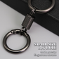 Nordic Retro Spring Double Ring Keychain